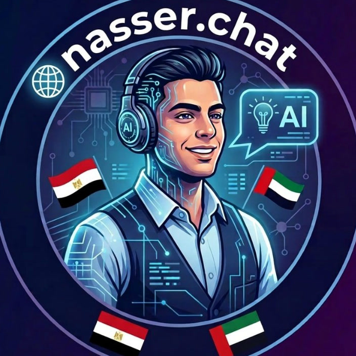 AI Chat — شعار الذكاء الاصطناعي ومساعد ذكي لتطوير أنظمة AI في دبي ومصر